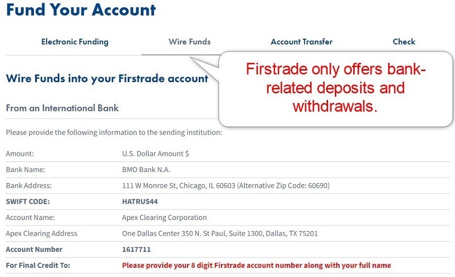 Firstrade Deposits Firstrade Deposits